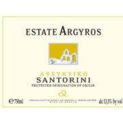Argyros Assyrtiko Santorini PDO 2016