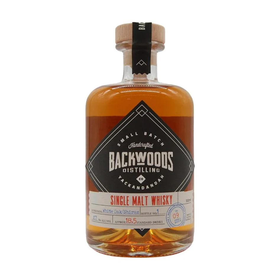 Backwoods Distilling Co. Single Malt Batch #9 Corn Whisky Cask 47% 500ml