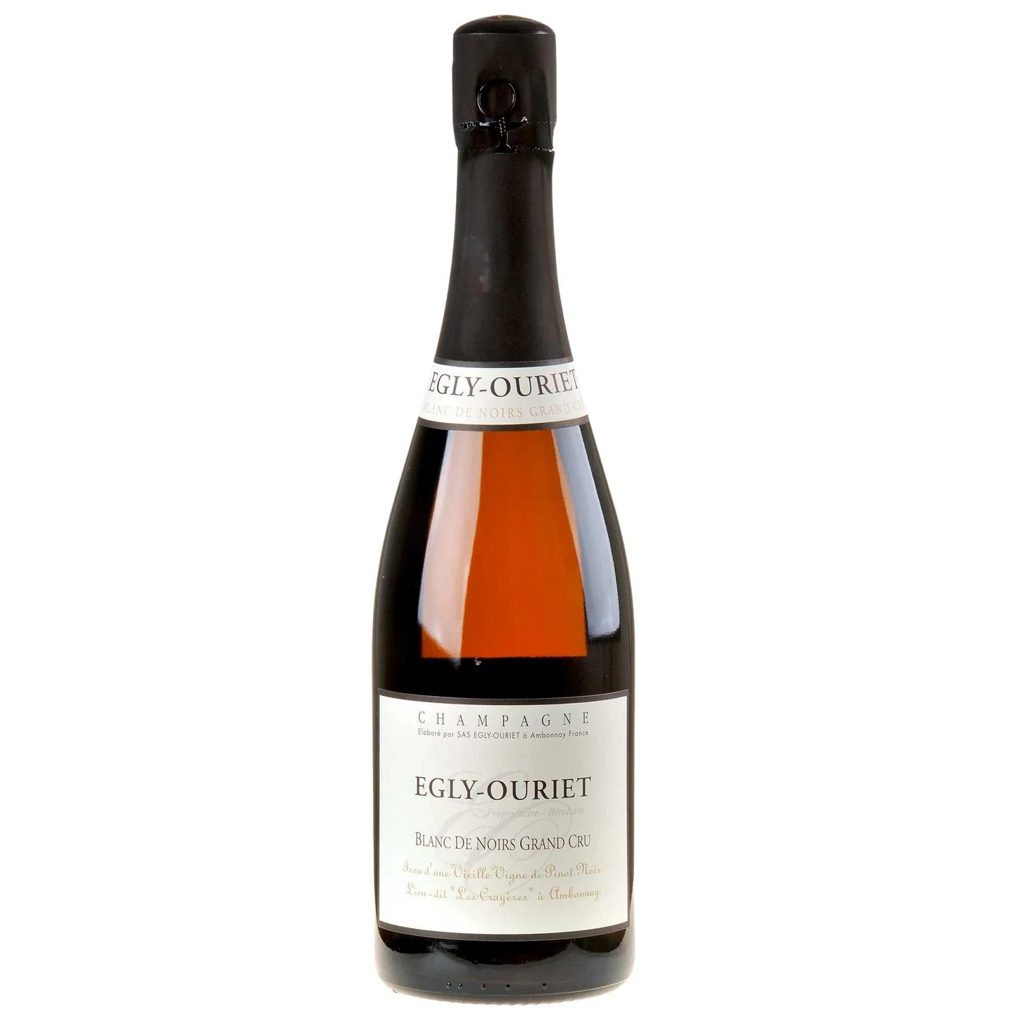 Champagne Egly-Ouriet Grand Cru Blanc de Noirs Les Crayères Vieilles Vignes NV (Base 16, Disg Jul 23)
