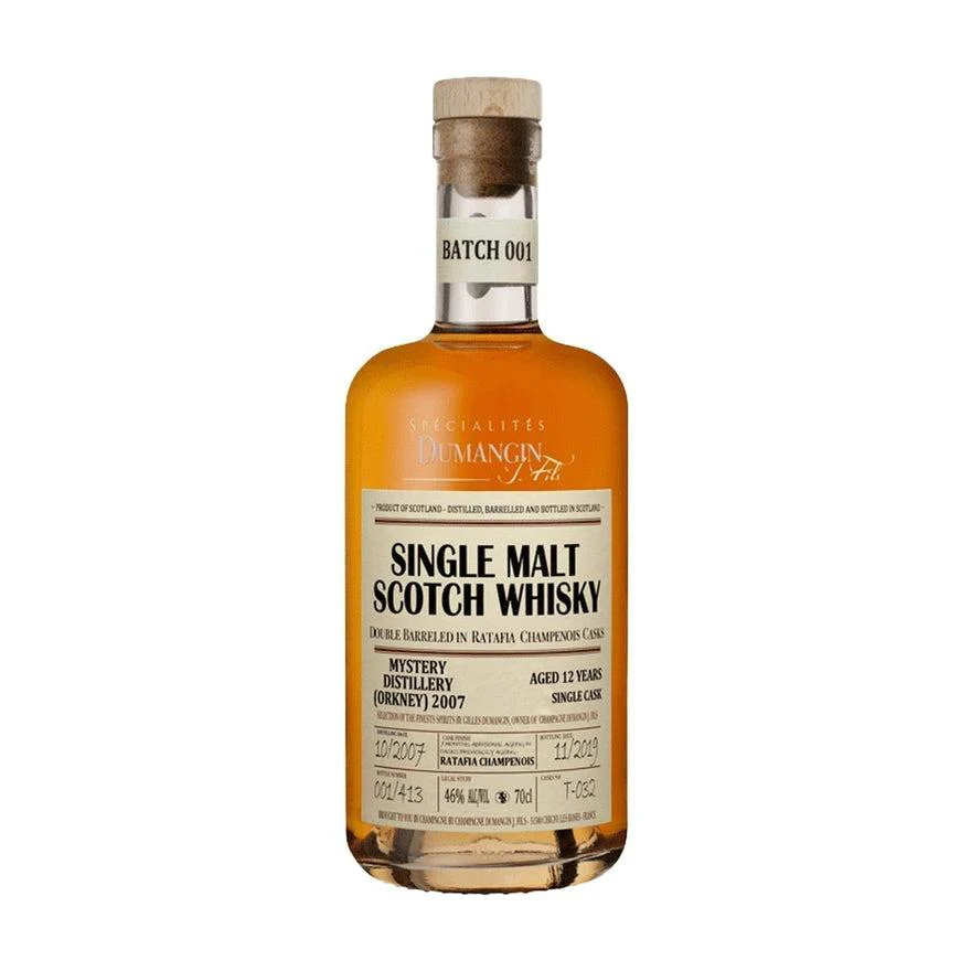 Champagne J. Dumangin Fils Batch 001 Mystery (Scotland) 2007 Single Malt 46% 700ml
