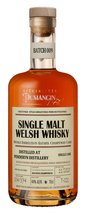 Champagne J. Dumangin Fils Batch 009 Penderyn (Wales) Single Malt Whisky 48% 700ml