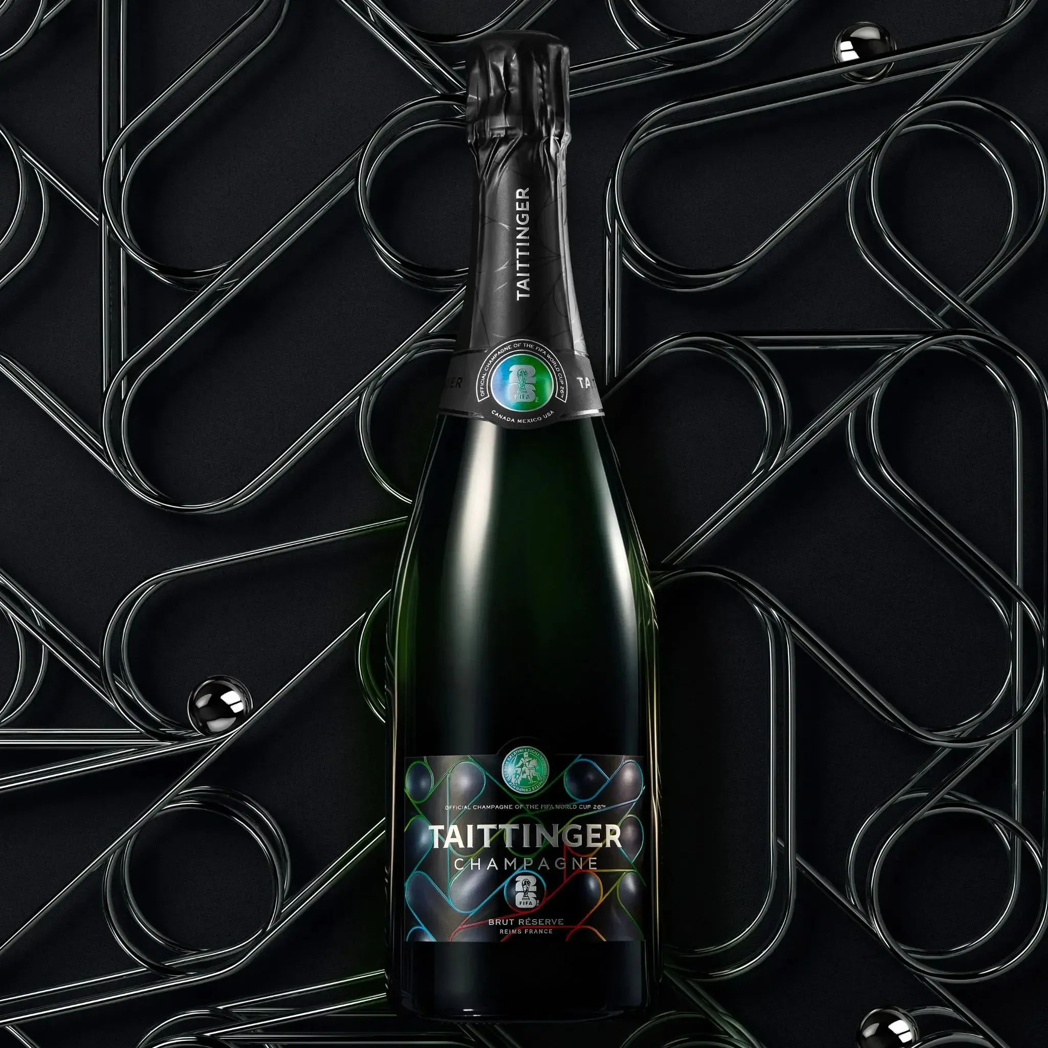 Champagne Taittinger Brut Réserve FIFA World Cup 2026 (Limited Edition) - Image 2