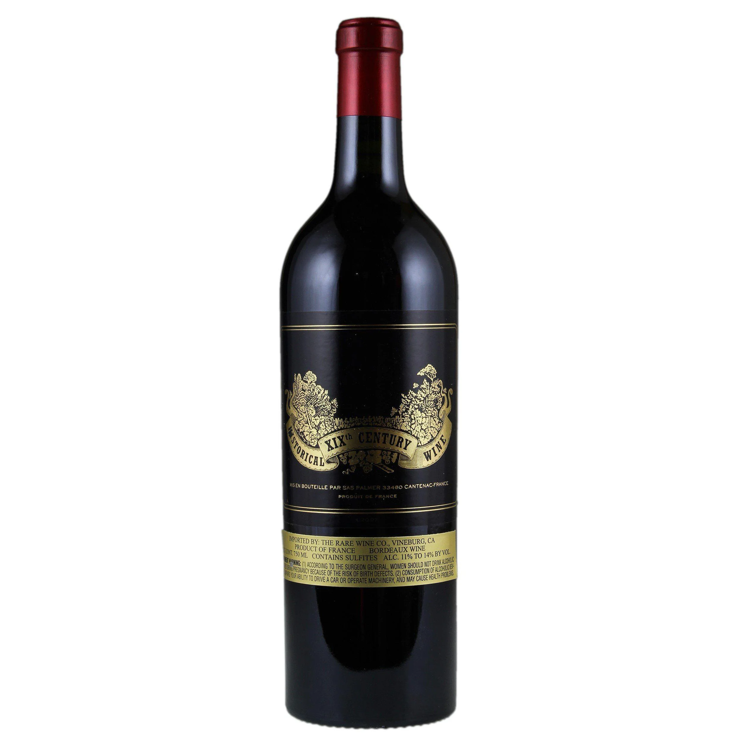 Chateau Palmer Historical XIXth Century Wine NV