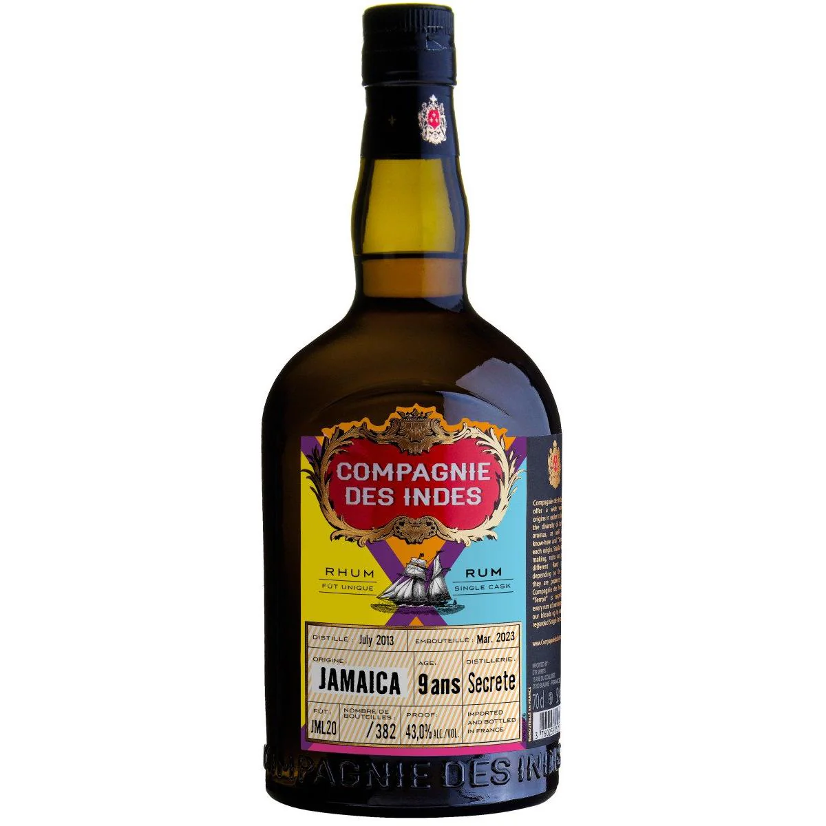 Compagnie des Indes Jamaica 9yrs 43% 700ml