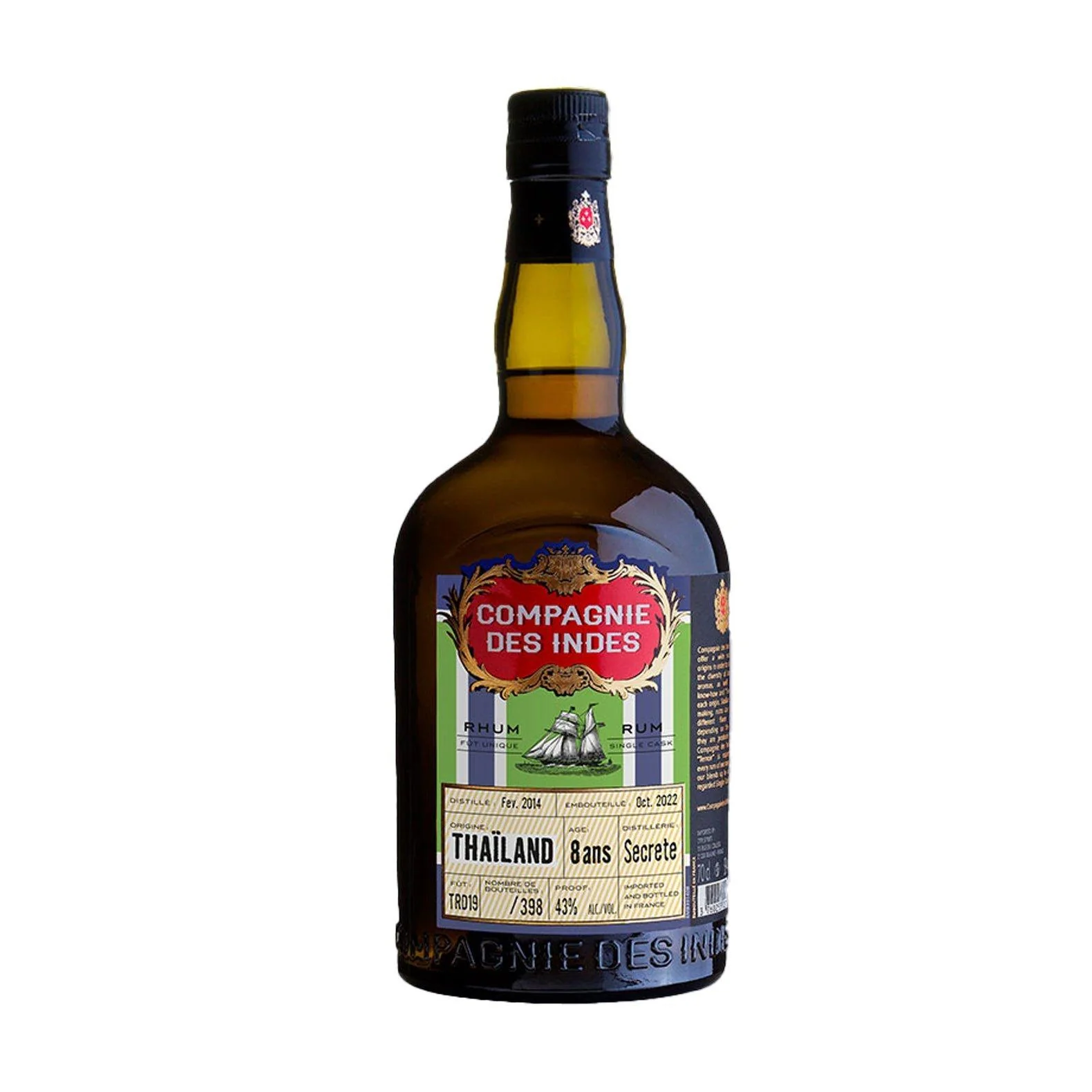 Compagnie des Indes Thailand 8 yrs 43% 700ml