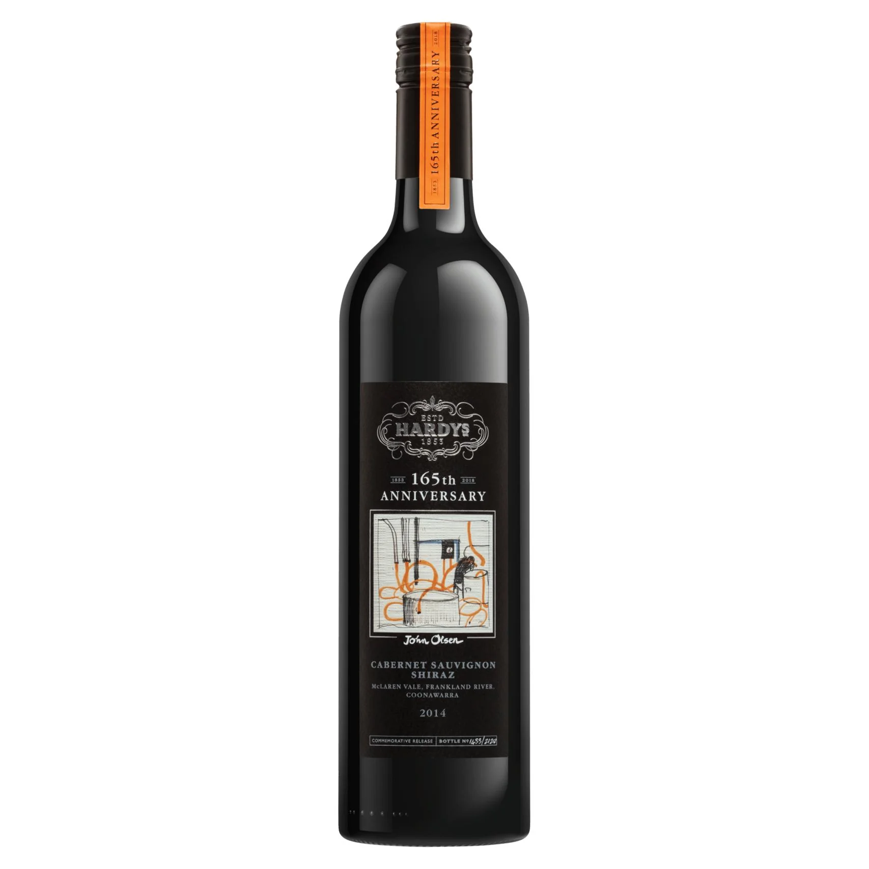 Hardys 165th anniversary Cabernet Sauvignon Shiraz 2014 1.5L