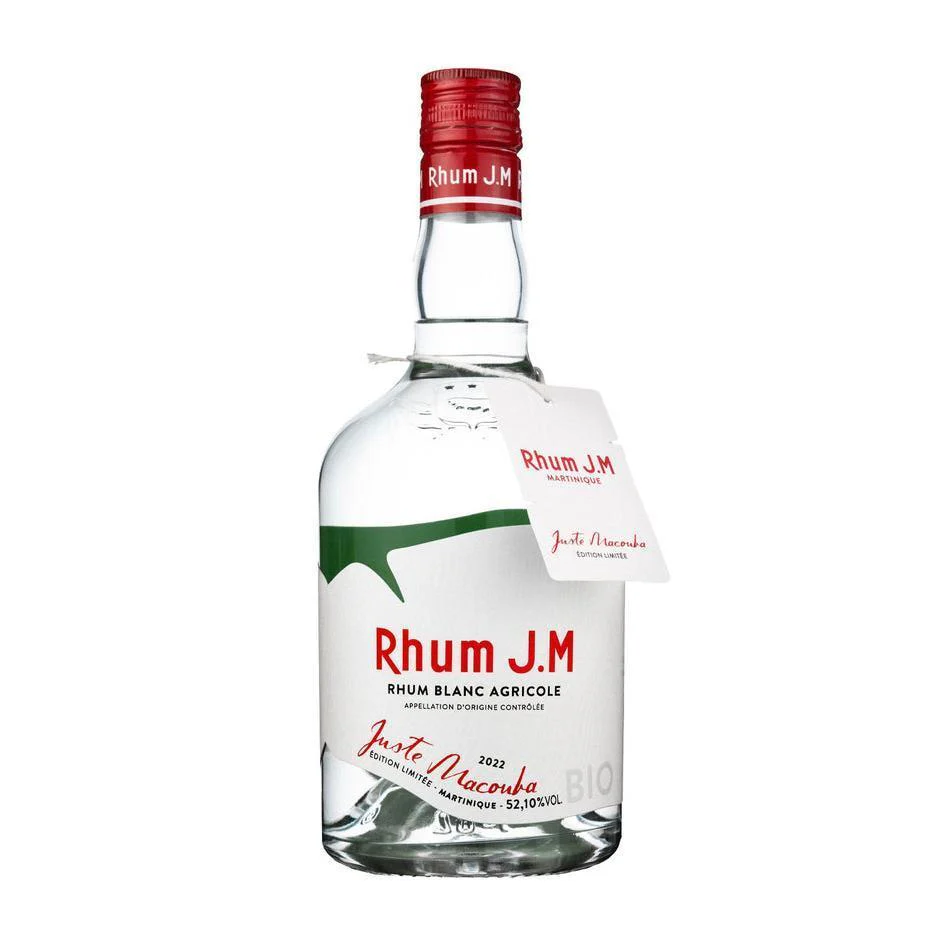 J.M Rhum Juste Macouba BIO White 52.1% MAR.25 700ml