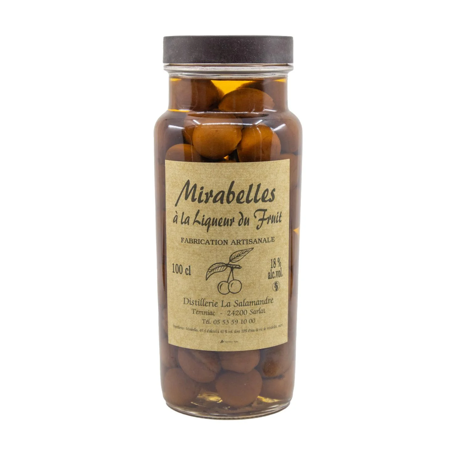 La Salamandre Mirabelles in Liqueur (Cherry Plum) 18% 1000ml