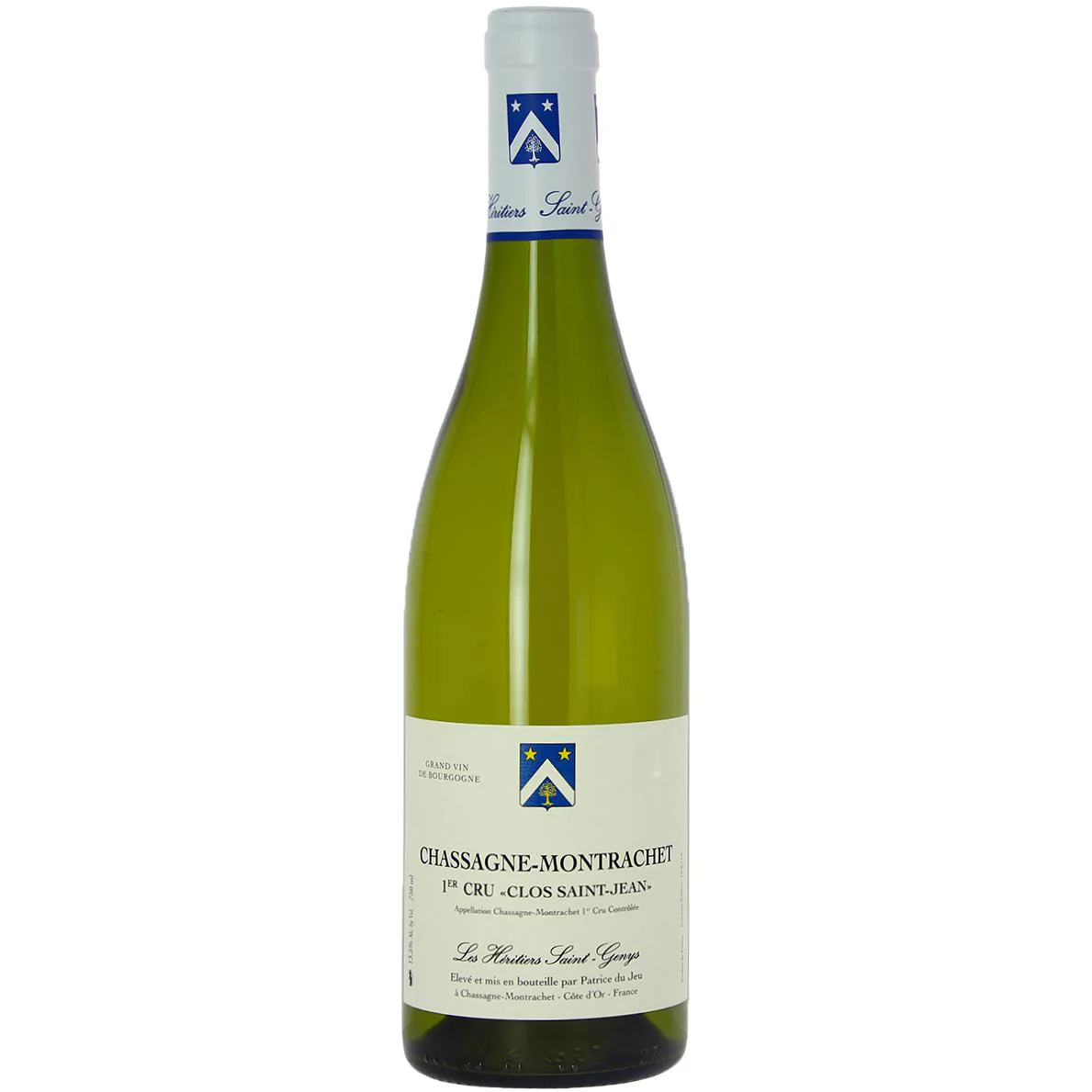 Les Héritiers Saint Genys Chassagne-Montrachet 1er cru 'Clos St-Jean' 2015