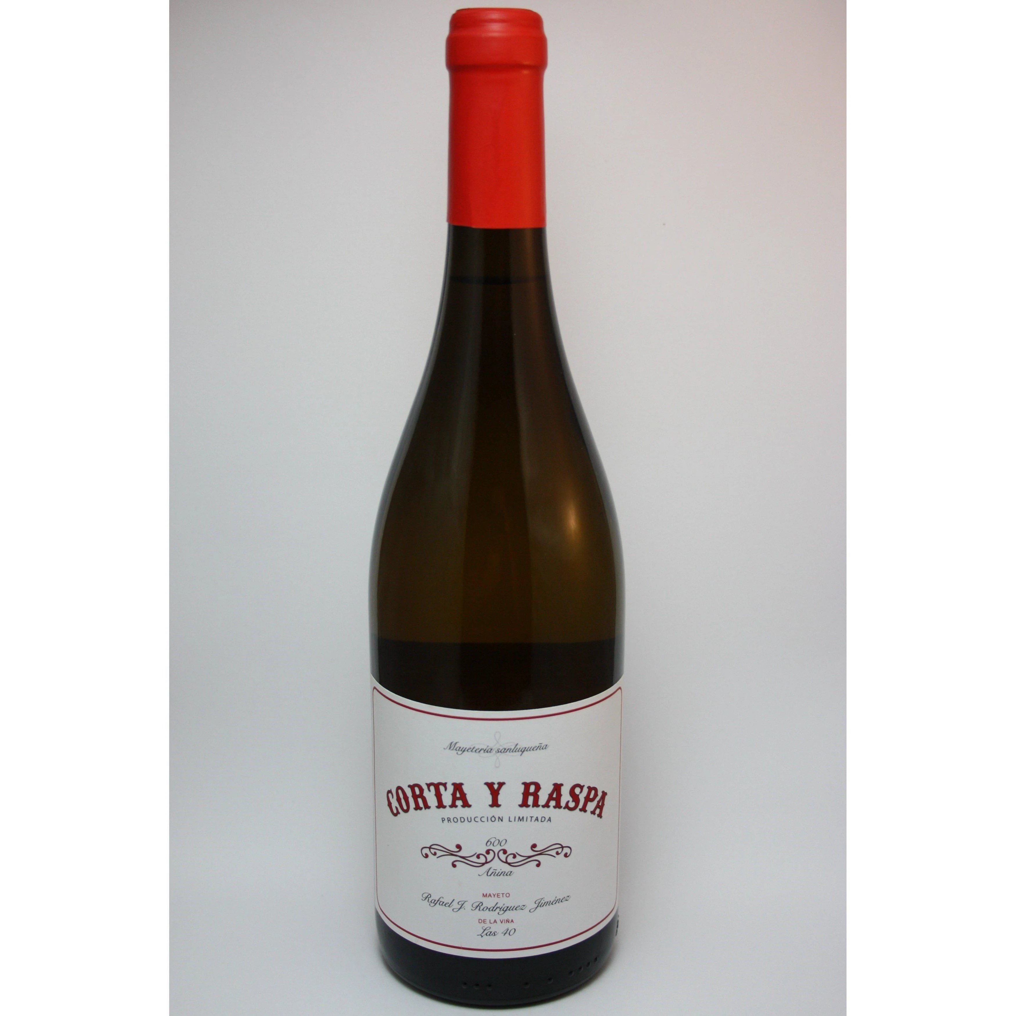 Mayetos Sanluqueños Corta y Raspa Vino de Pasto parcela la viña de las cuarenta (anina) 2018
