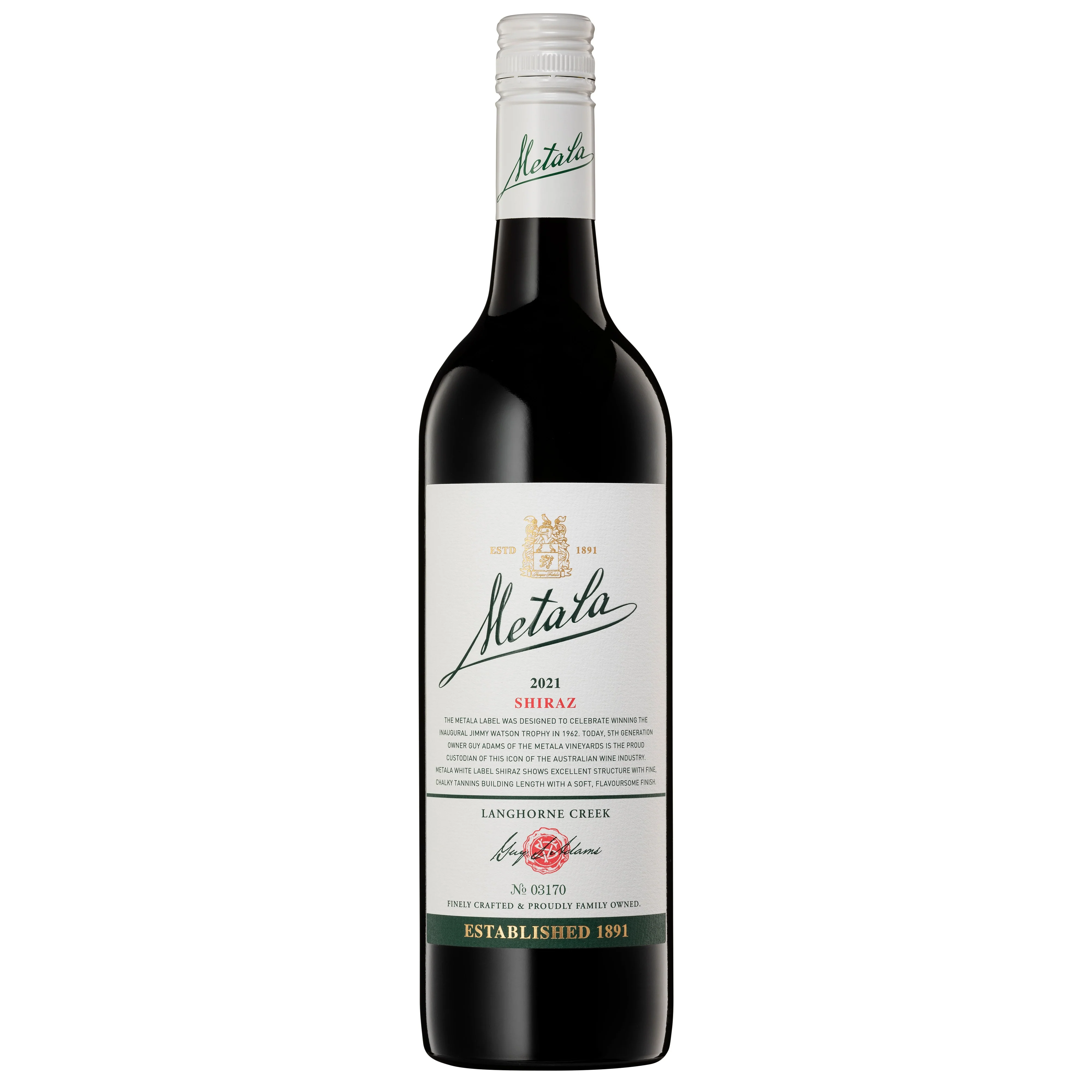 Metala White Label Shiraz