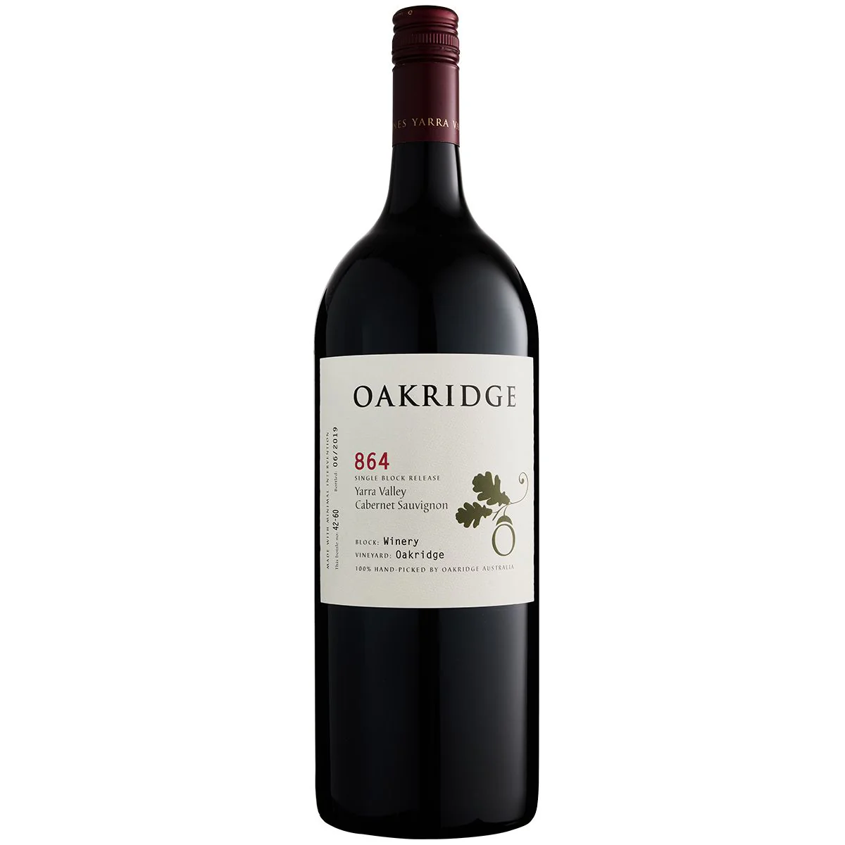 Oakridge Cabernet Sauvignon Single Block 864 - Oakridge Vineyard Winery 2022