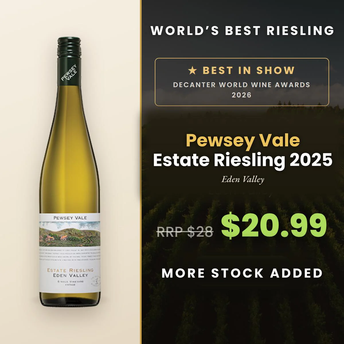Pewsey Vale Estate Riesling 2025