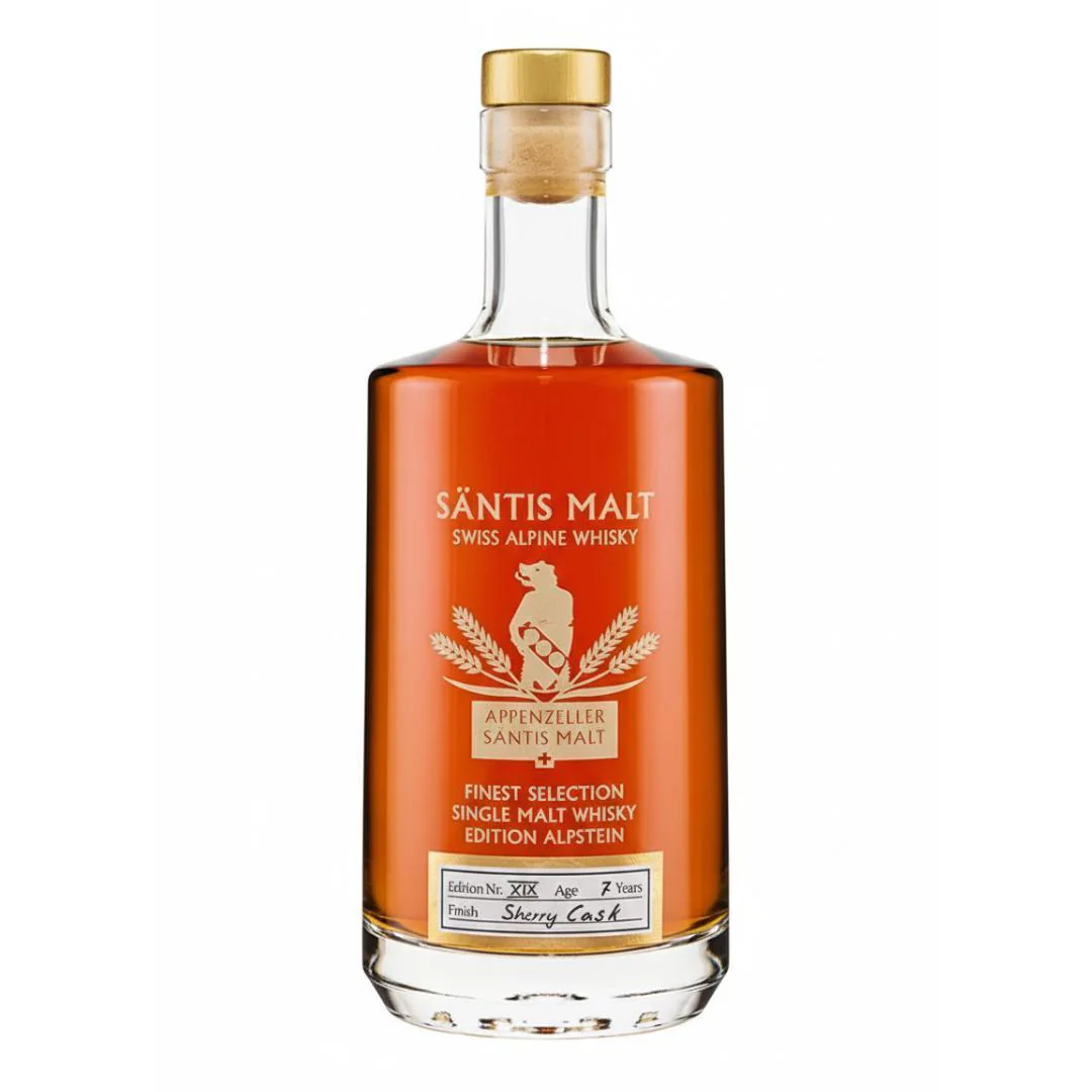 Santis Malt Whisky Alpstein XIX Sherry Cask Finish 48% 500ml