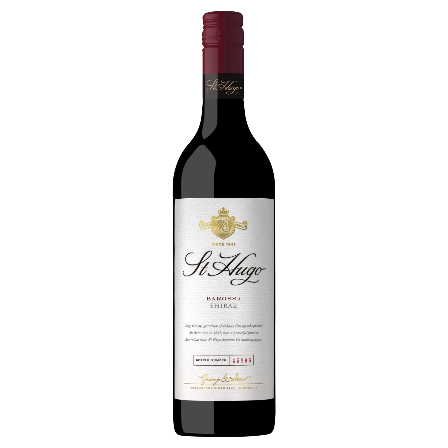 St Hugo Barossa Shiraz 2019 750ml