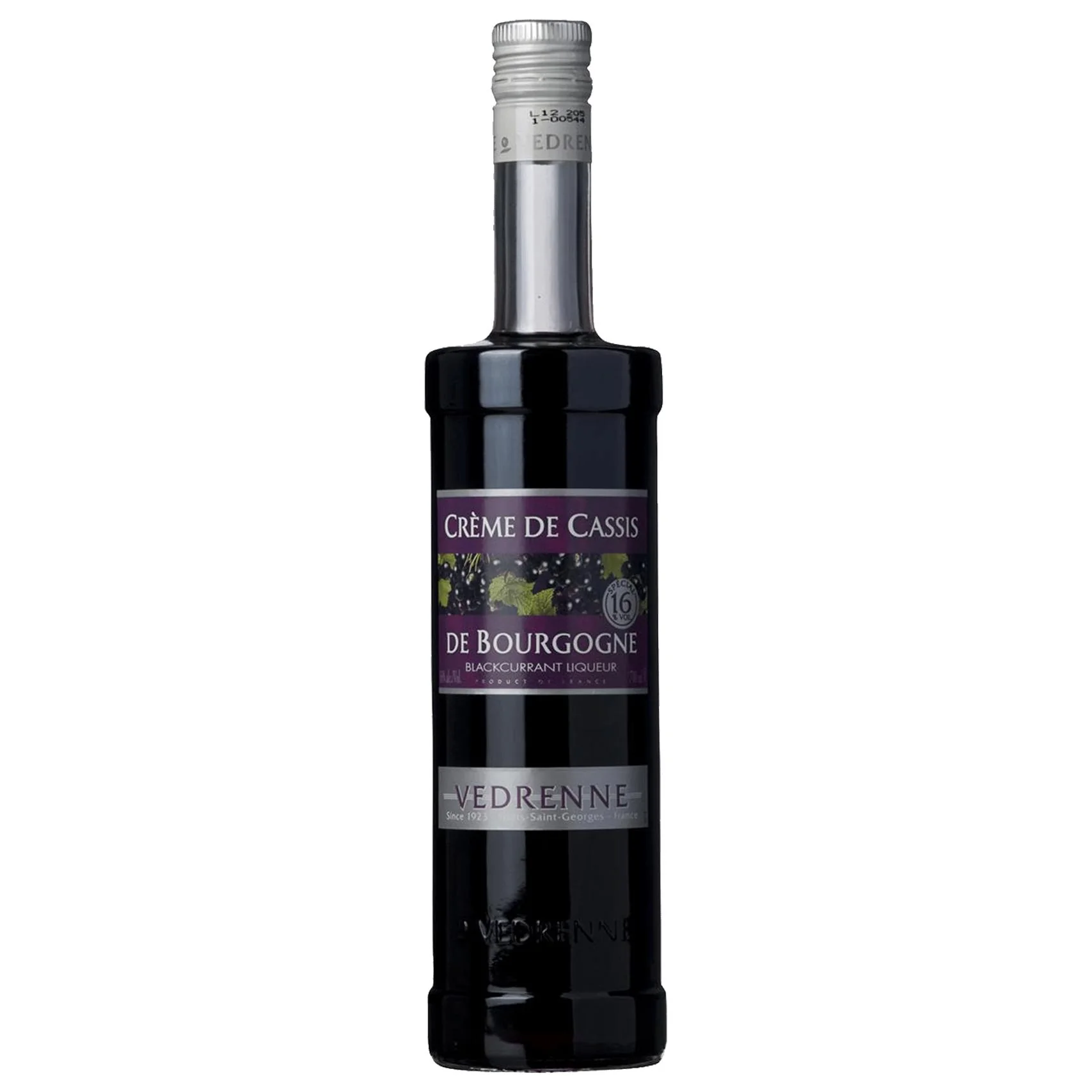 Vedrenne Blackcurrant (Cassis) 15% 700ml