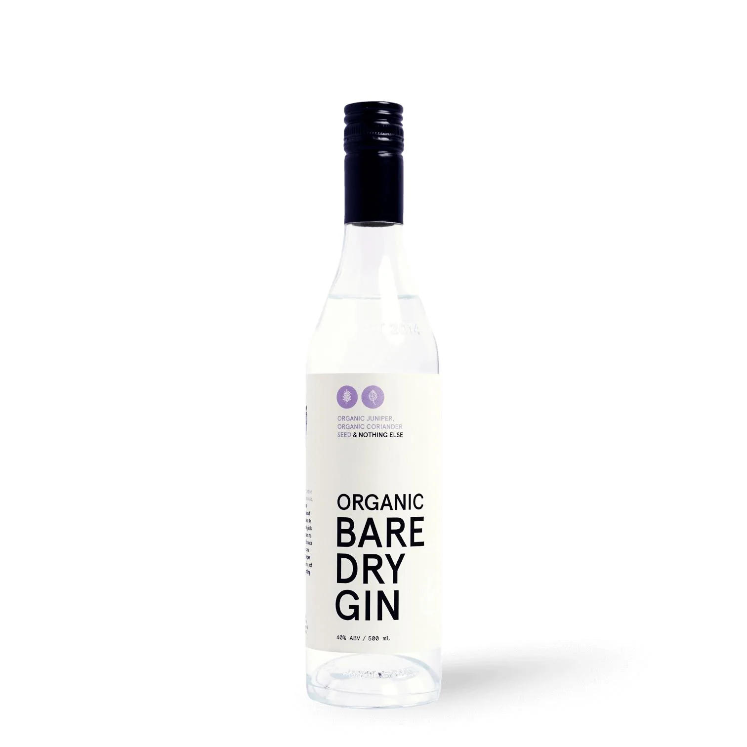 White Possum Organic Bare Dry Gin 40% 500ML